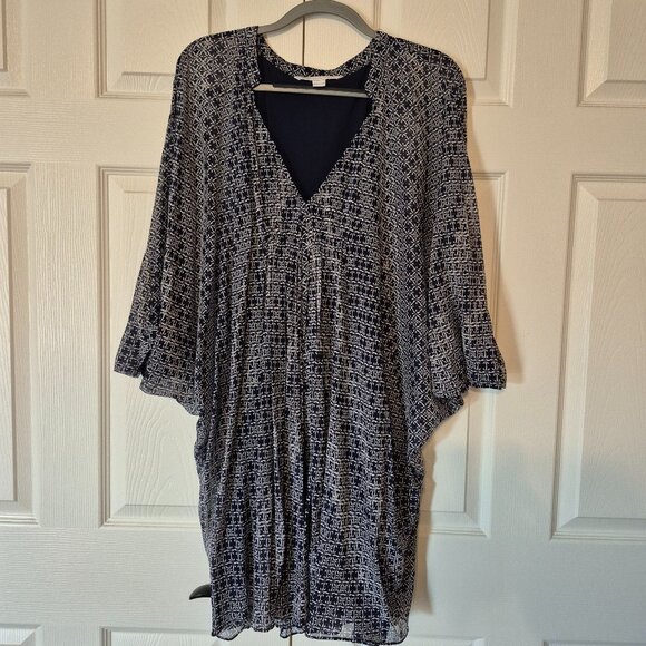 DVF Silk Chiffon  Ditzy Dress Size 8 early 2000's - Picture 2 of 9